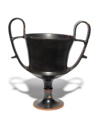 A Greek Black-Glazed Kantharos