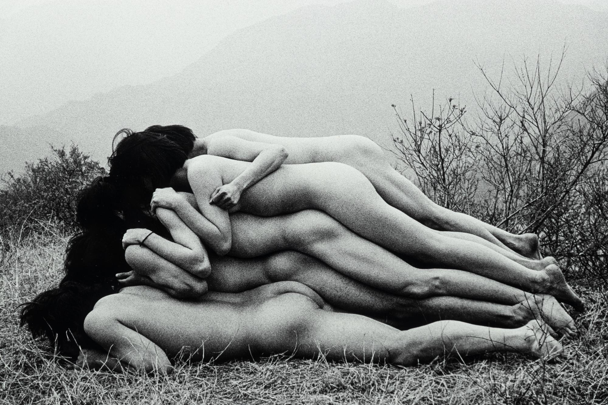 Zhang Huan (born 1965) To Add One Meter to an Anonymous Mountain, 1995