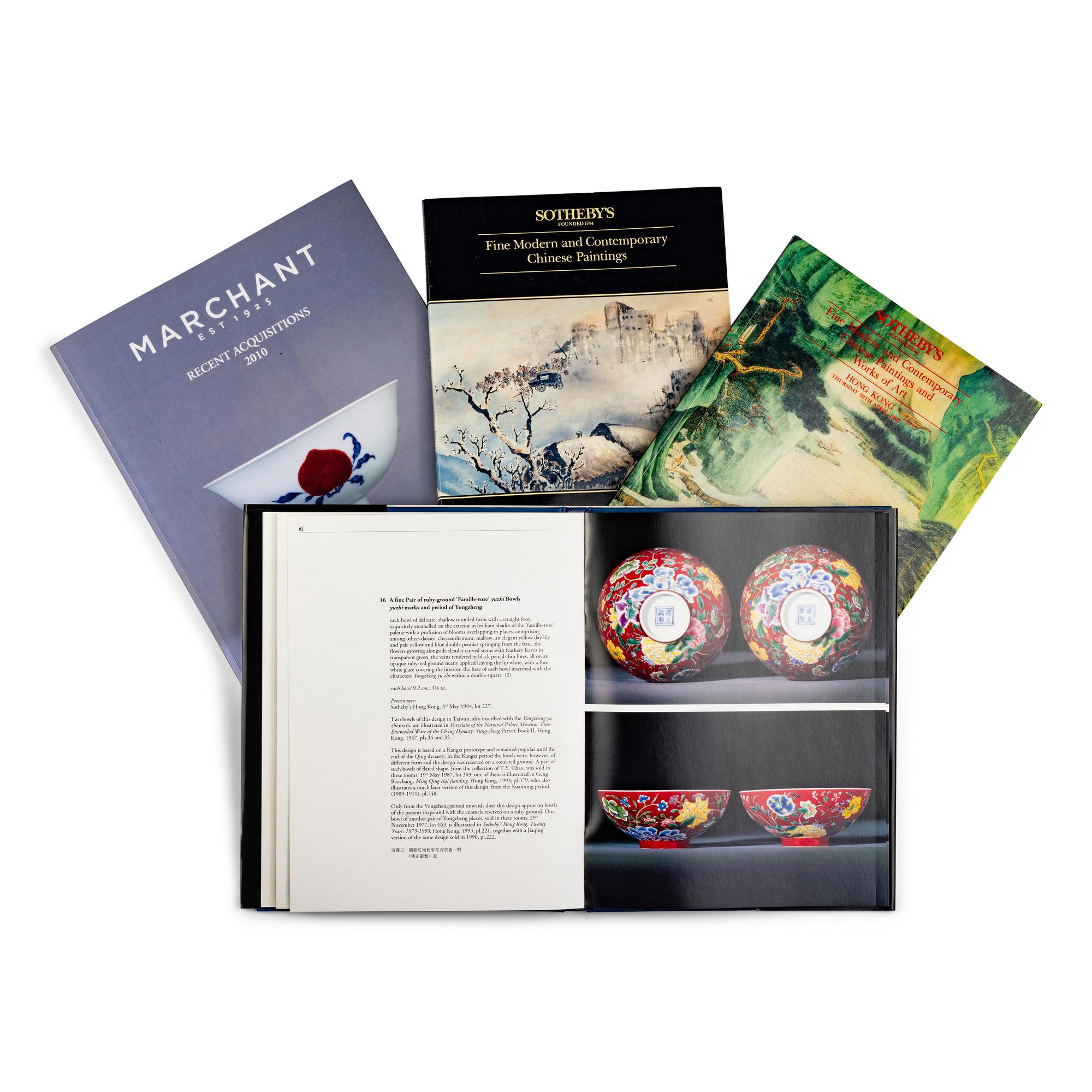 [PRIVATE COLLECTIONS] a group of catalogues of Private Chinese Art Collections 中國藝術私人收藏圖錄44冊