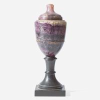 A George III blue-john urn late 18th / early 19th century