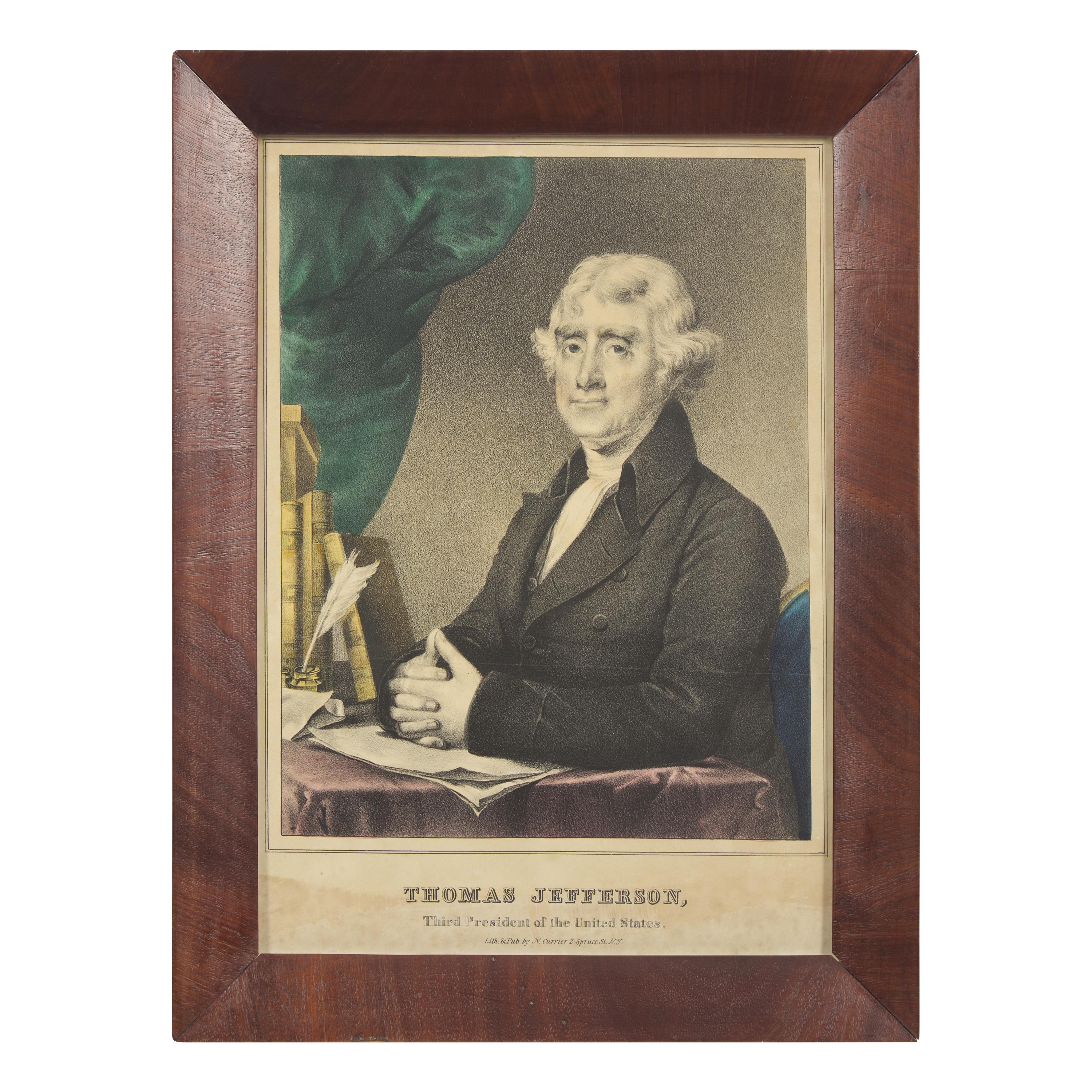 A Rare and Complete Set of Hand-Colored Lithographs of the First Sixteen U.S. Presidents