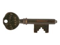 [NEW YORK CITY]. A Gramercy Park key.