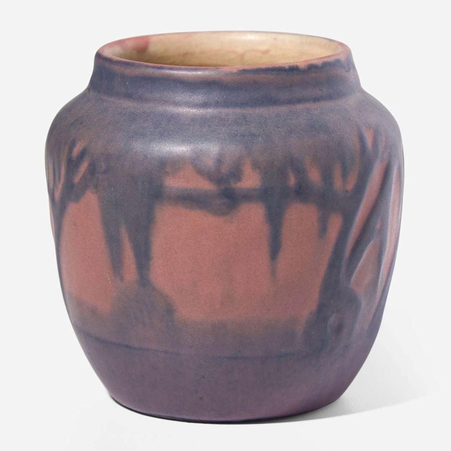 Sadie Irvine (American, 1887-1970) Miniature Vase for Newcomb College Pottery, New Orleans, Louisiana, USA, circa 1925
