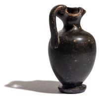 A Greek Black-Figured Trefoil Oinochoe