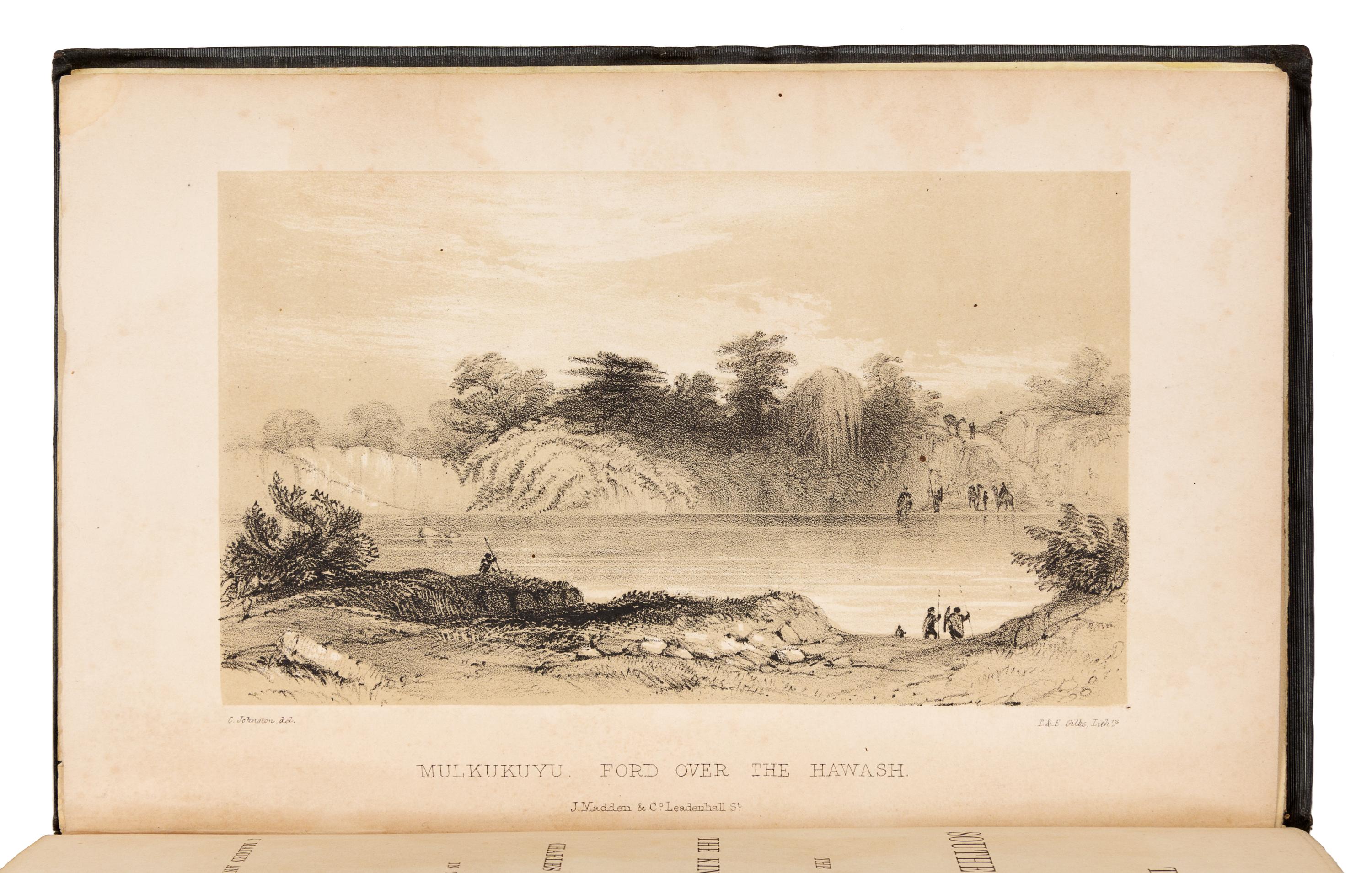 JOHNSTON, Charles (1810-1872). Travels in Southern Abyssinia. London, 1844. FIRST EDITION, WILFRED THESIGER'S COPY.