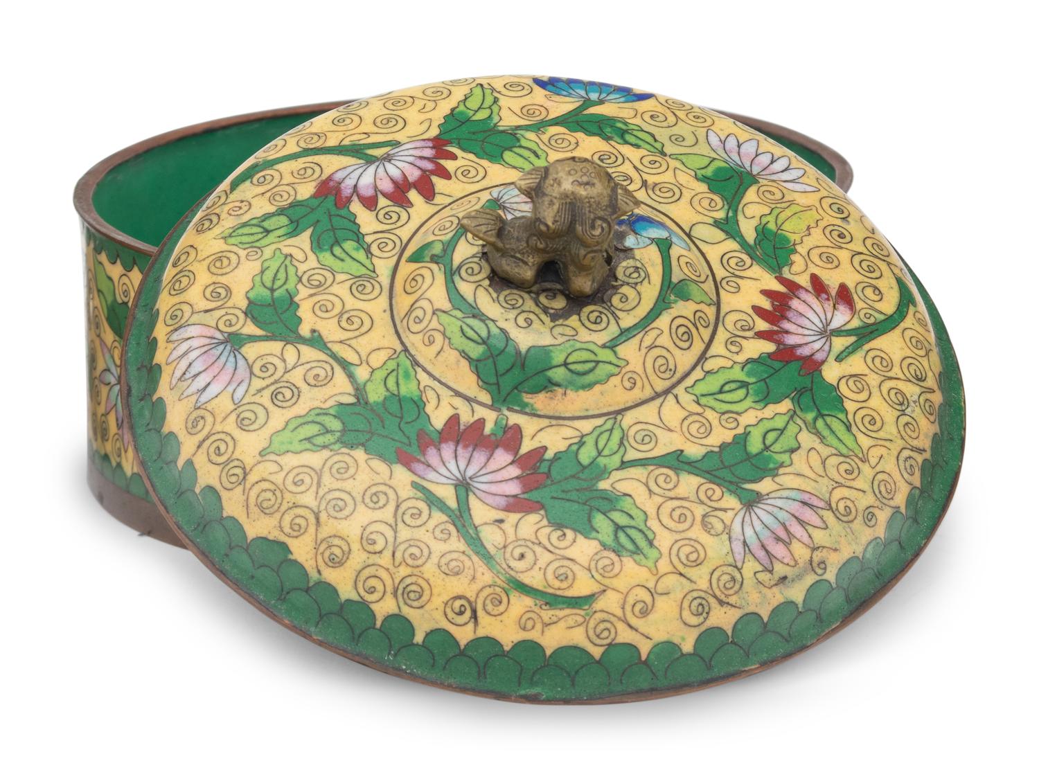 Three Chinese Cloisonné Vessels