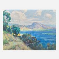 Benjamin Chambers Brown (American, 1865-1942) Blue Sea, Laguna Beach
