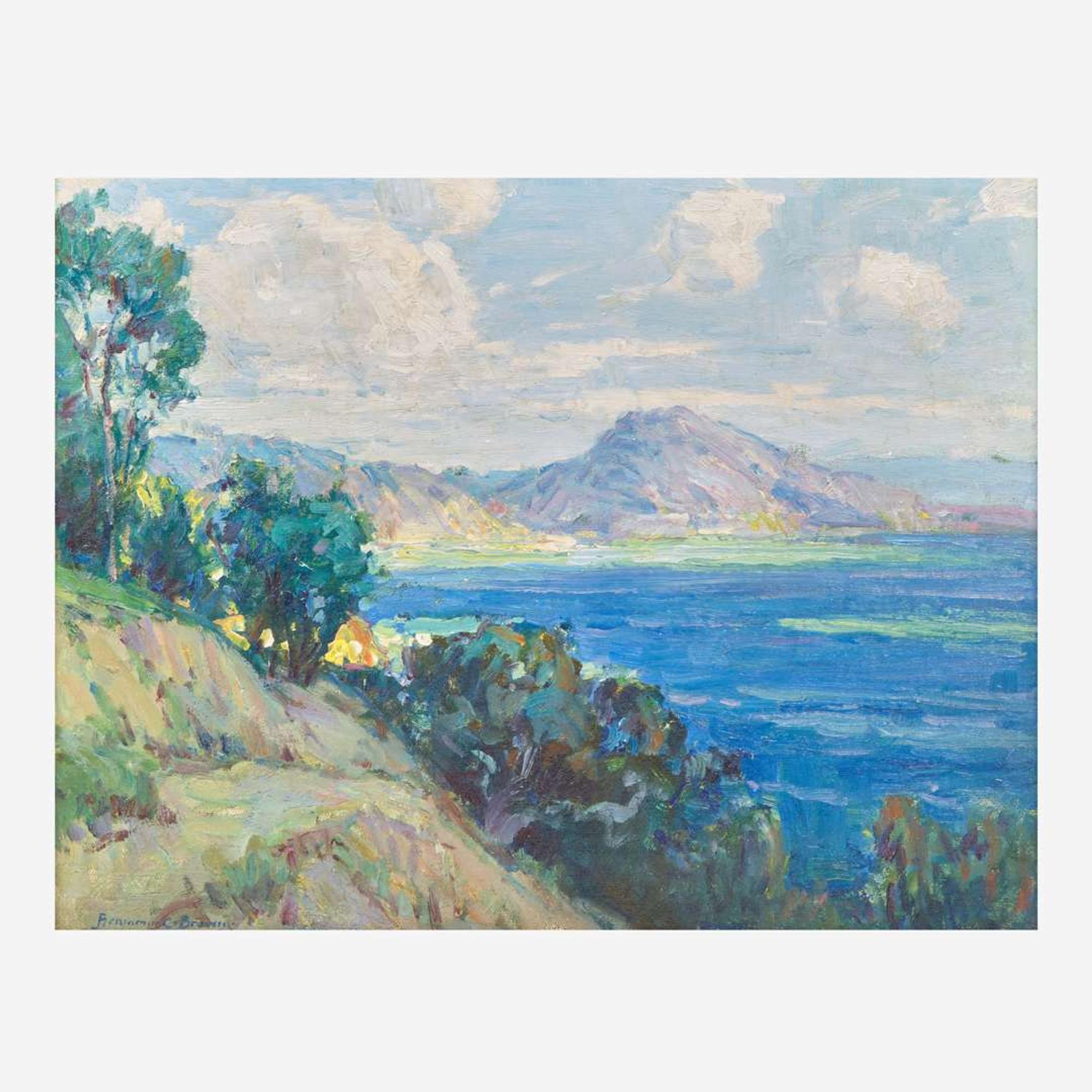 Benjamin Chambers Brown (American, 1865-1942) Blue Sea, Laguna Beach