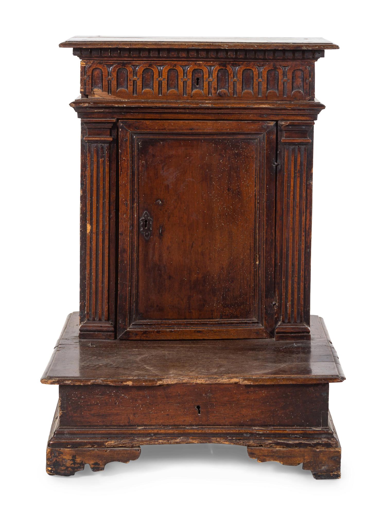 An Italian Walnut Prie-Dieu