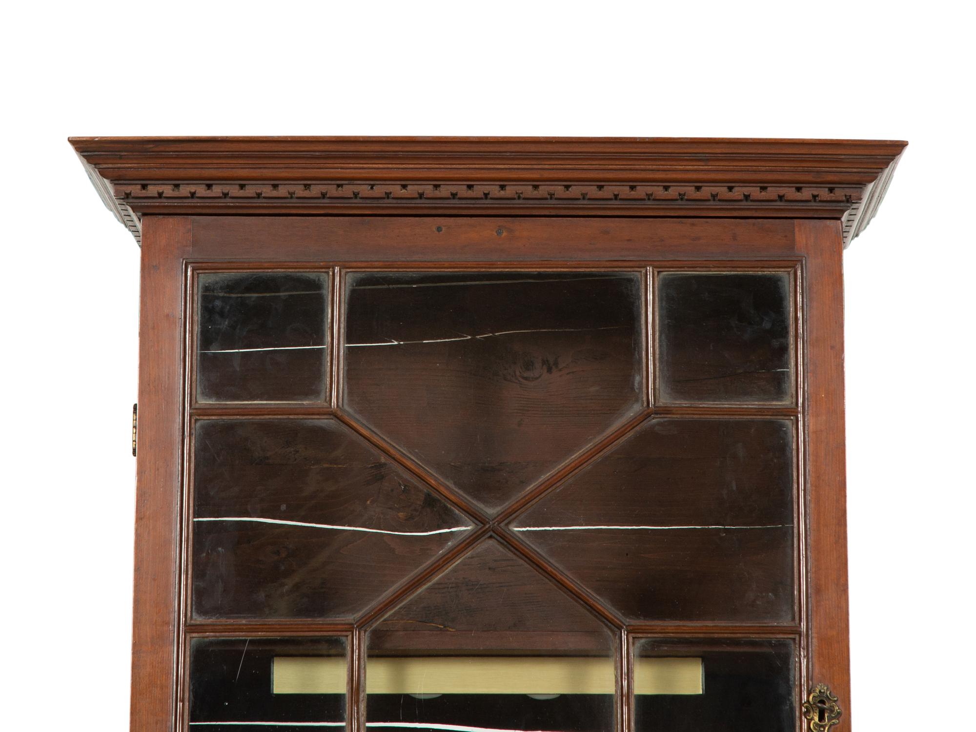 A George III Mahogany Secretary Bookcase
