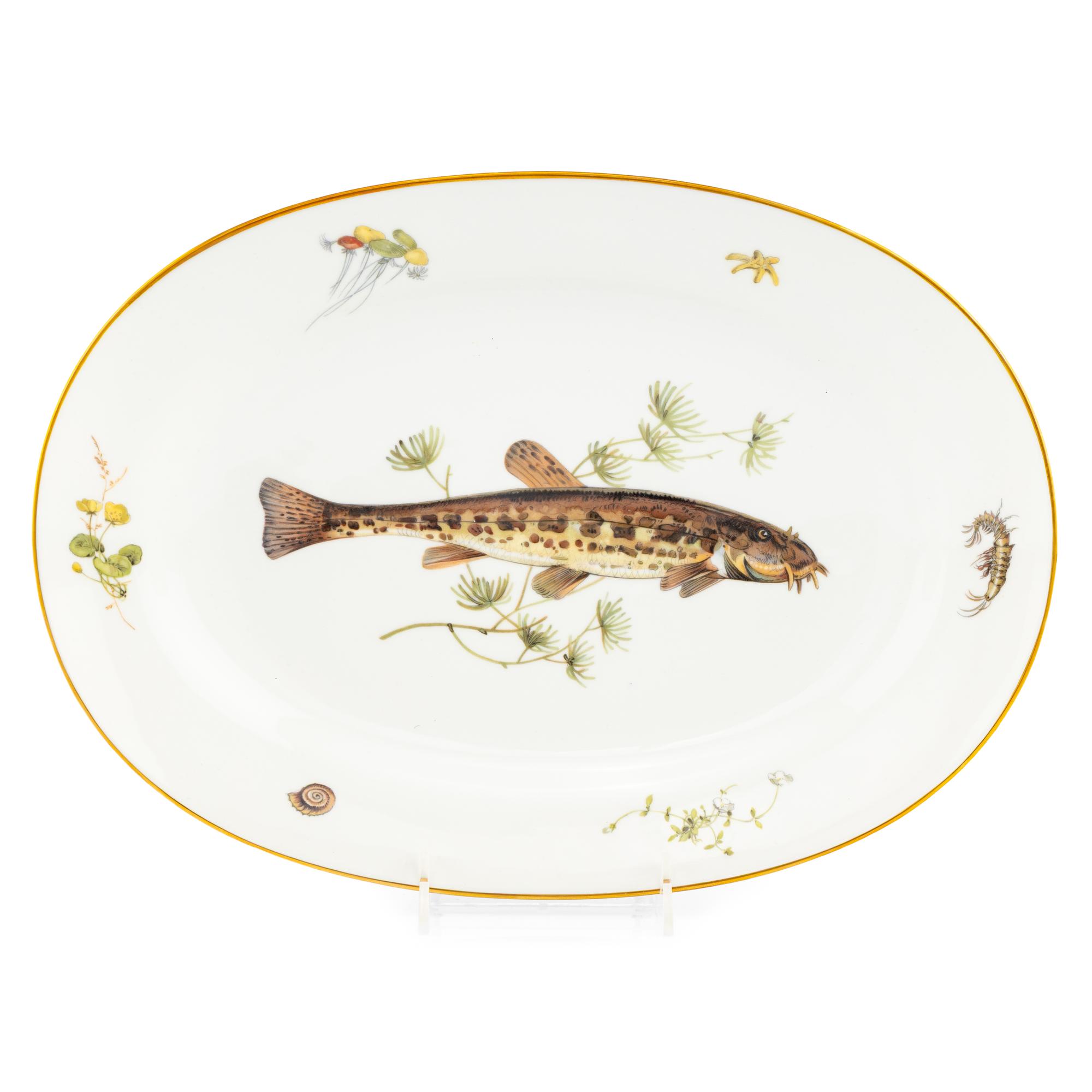 A Richard Ginori Porcelain Fish Service