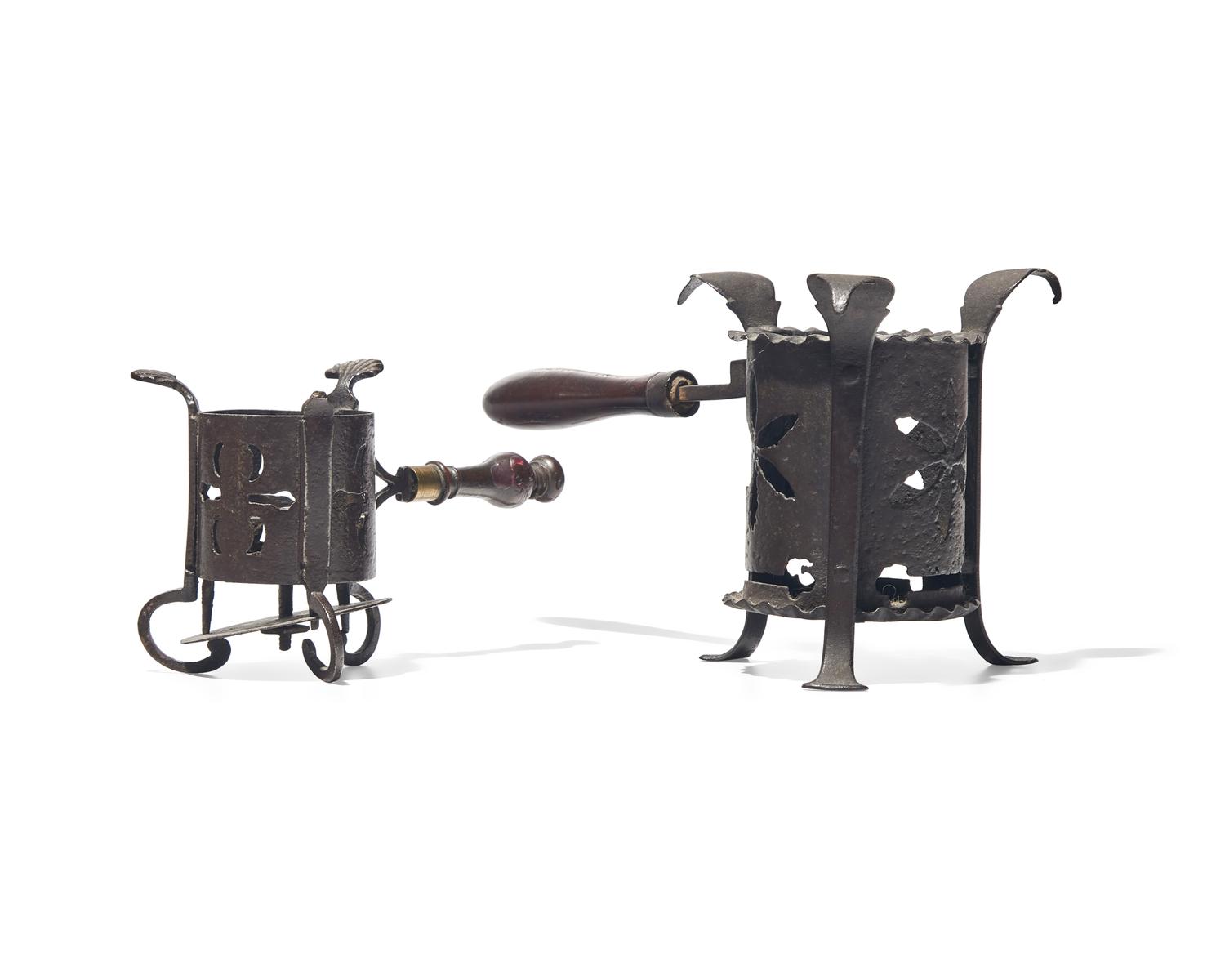 Two Wrought Iron Braziers, French, 18th Century