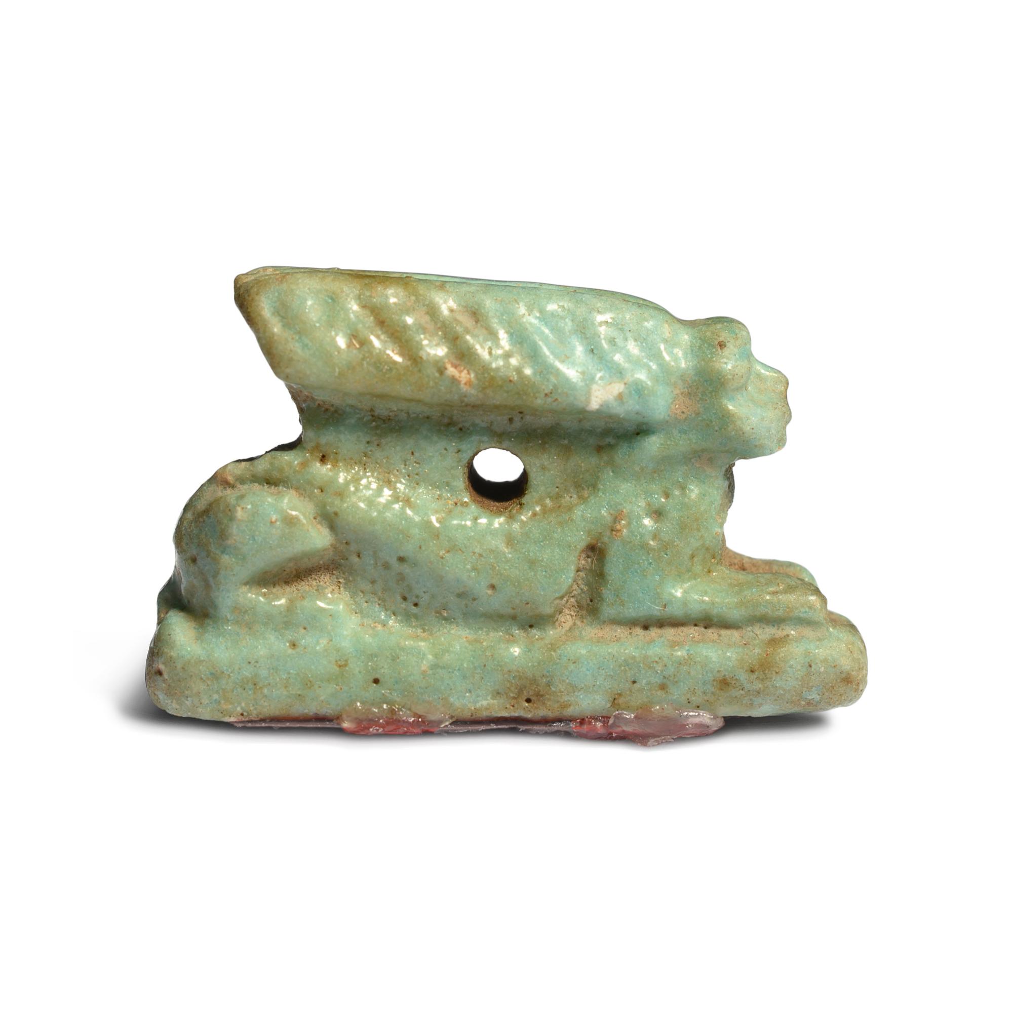 An Egyptian Faience Rabbit