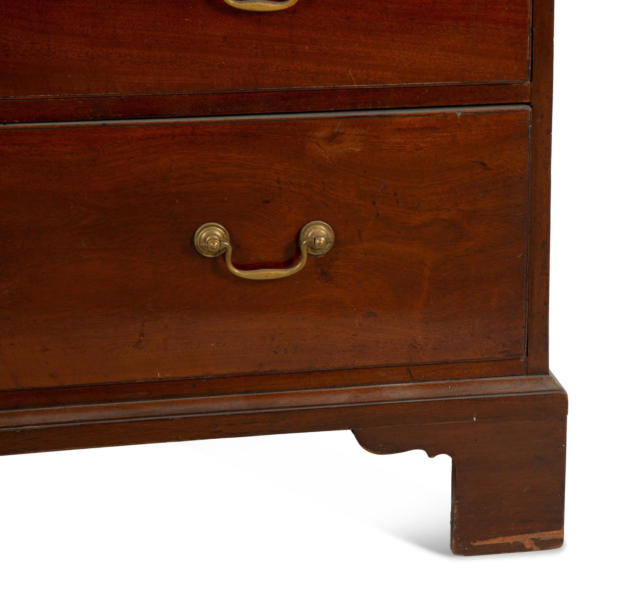 A George III Style Mahogany Chest of Drawers — 19th Century