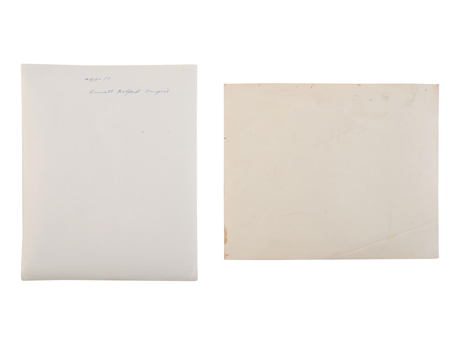 [BASEBALL]. "Philadelphia Stars" Negro League pennant. [ With: ] Photographs of the "Clowns Baseball Club" and Emmett Ashford, first Black umpire in Major League Baseball.