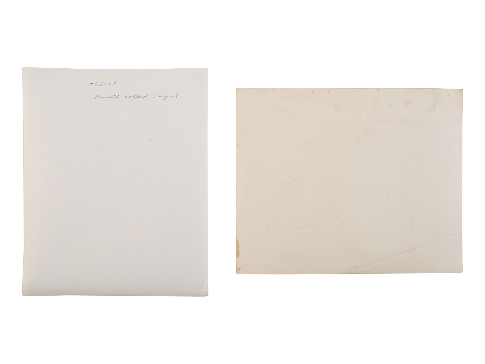 [BASEBALL]. "Philadelphia Stars" Negro League pennant. [ With: ] Photographs of the "Clowns Baseball Club" and Emmett Ashford, first Black umpire in Major League Baseball.