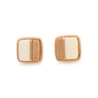 Gold And Fossilized Walrus Earrings Lot is located and will ship from Denver, Colorado.