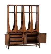 A Broyhill Brasilia Walnut Wall Unit/Room Divider