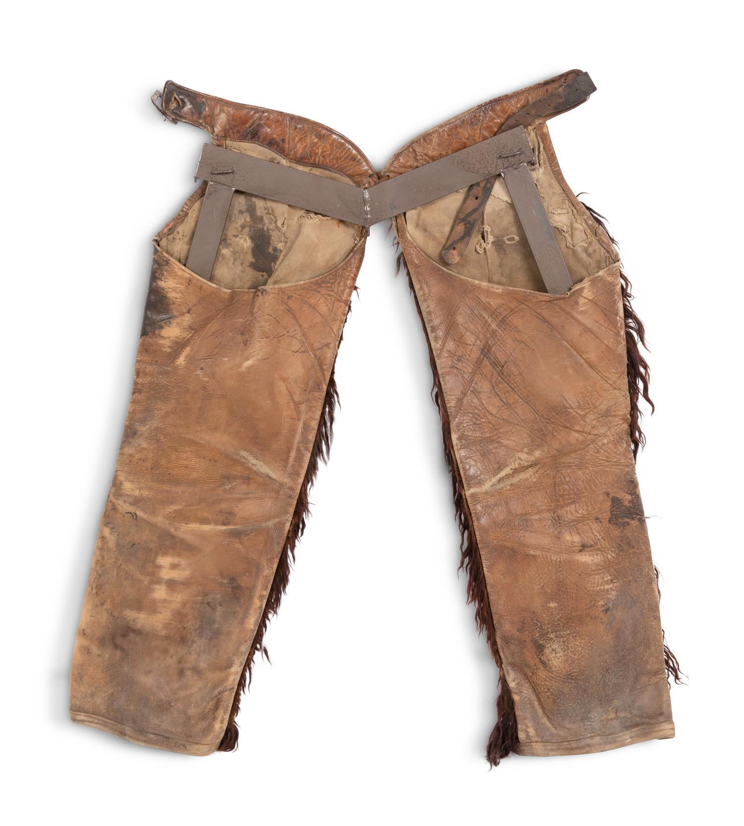 A Pair of Buffalo Hide Wooley Chaps