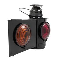 A Pennsylvania Railroad Painted Metal Block Limit Signal Lantern