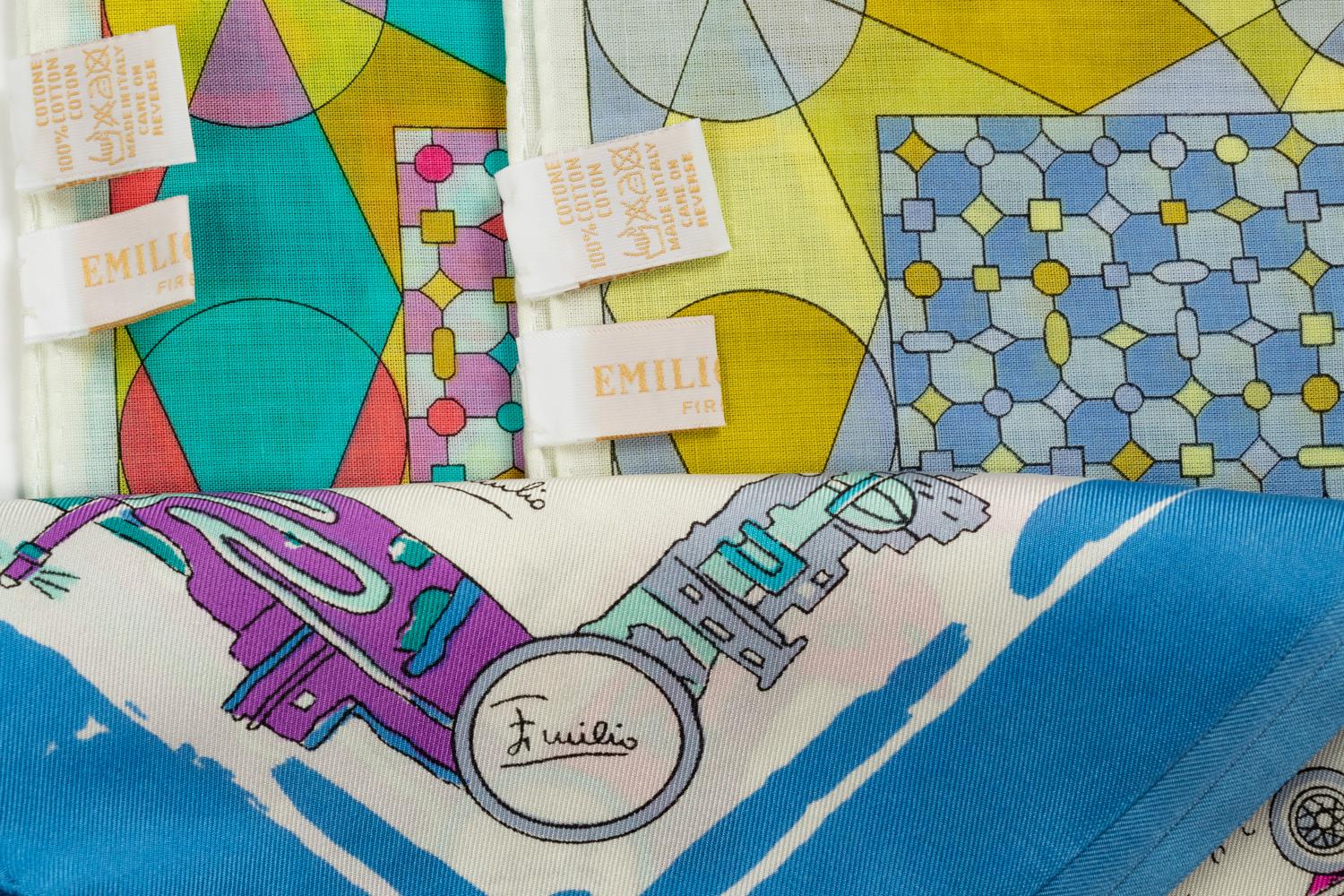 Hermès Beach Cover-up, Missoni Cover-up and Three Pucci Scarves