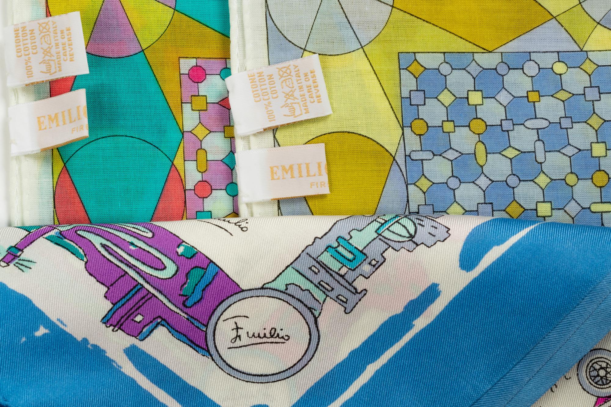 Hermès Beach Cover-up, Missoni Cover-up and Three Pucci Scarves