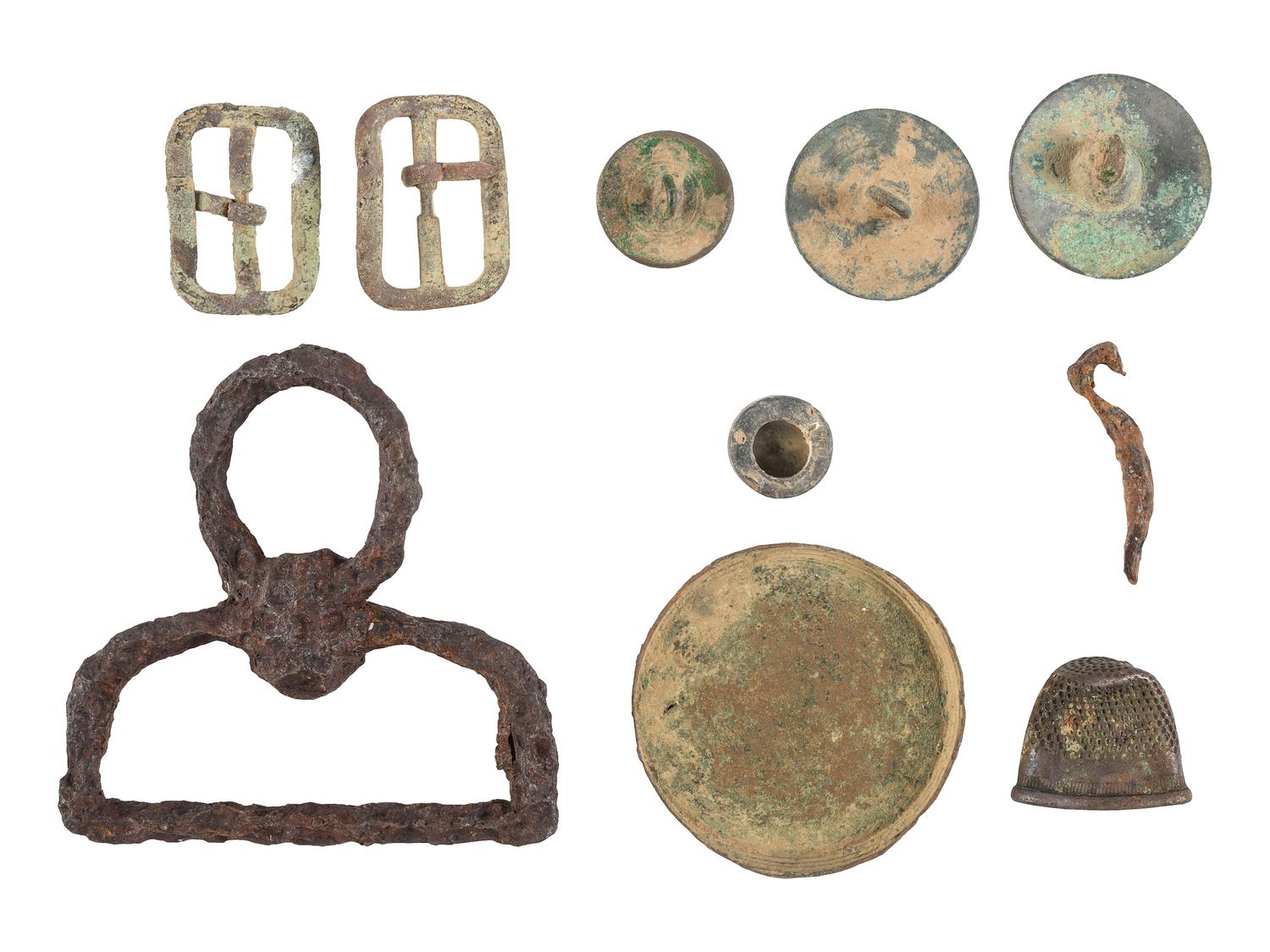 [CIVIL WAR]. Equipment and relic archive related to Civil War surgeon Dr. Joseph R. Martin and his service with the 124th Pennsylvania Infantry Regiment, highlighted by Tiemann & Co. surgical kit.