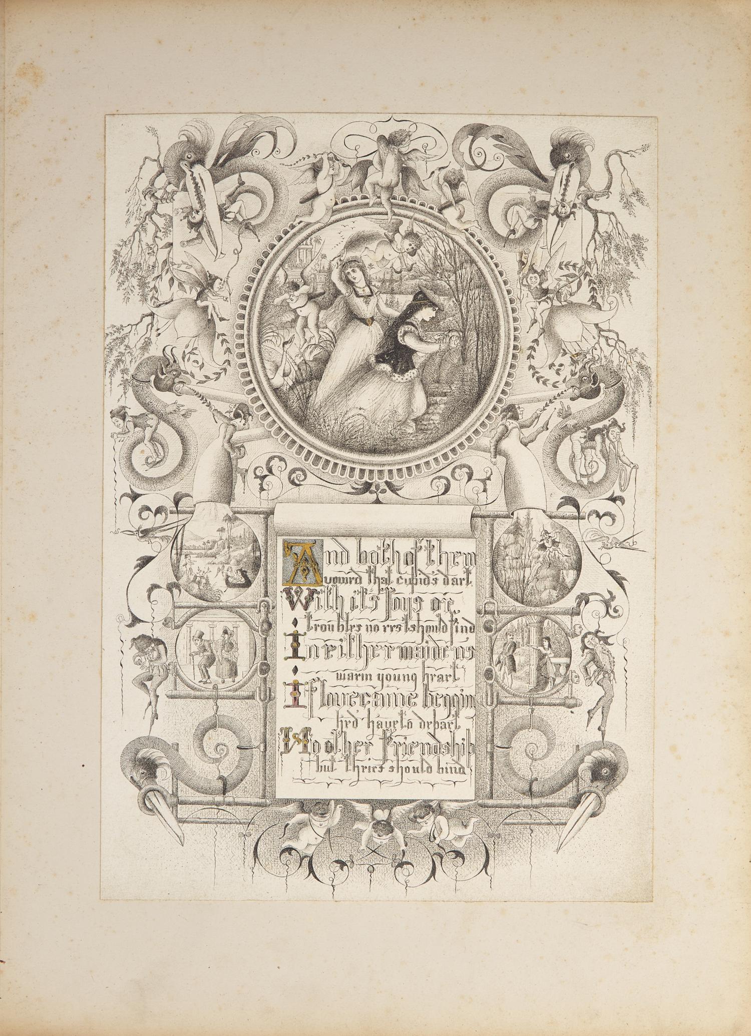 [Children's & Illustrated] The Two Maidens of Merry England Who Did Most Foolish Make a Vow Which They Did Most Wisely Choose to Break They Take With Love a Part and Play on the Strings of a Tender Heart