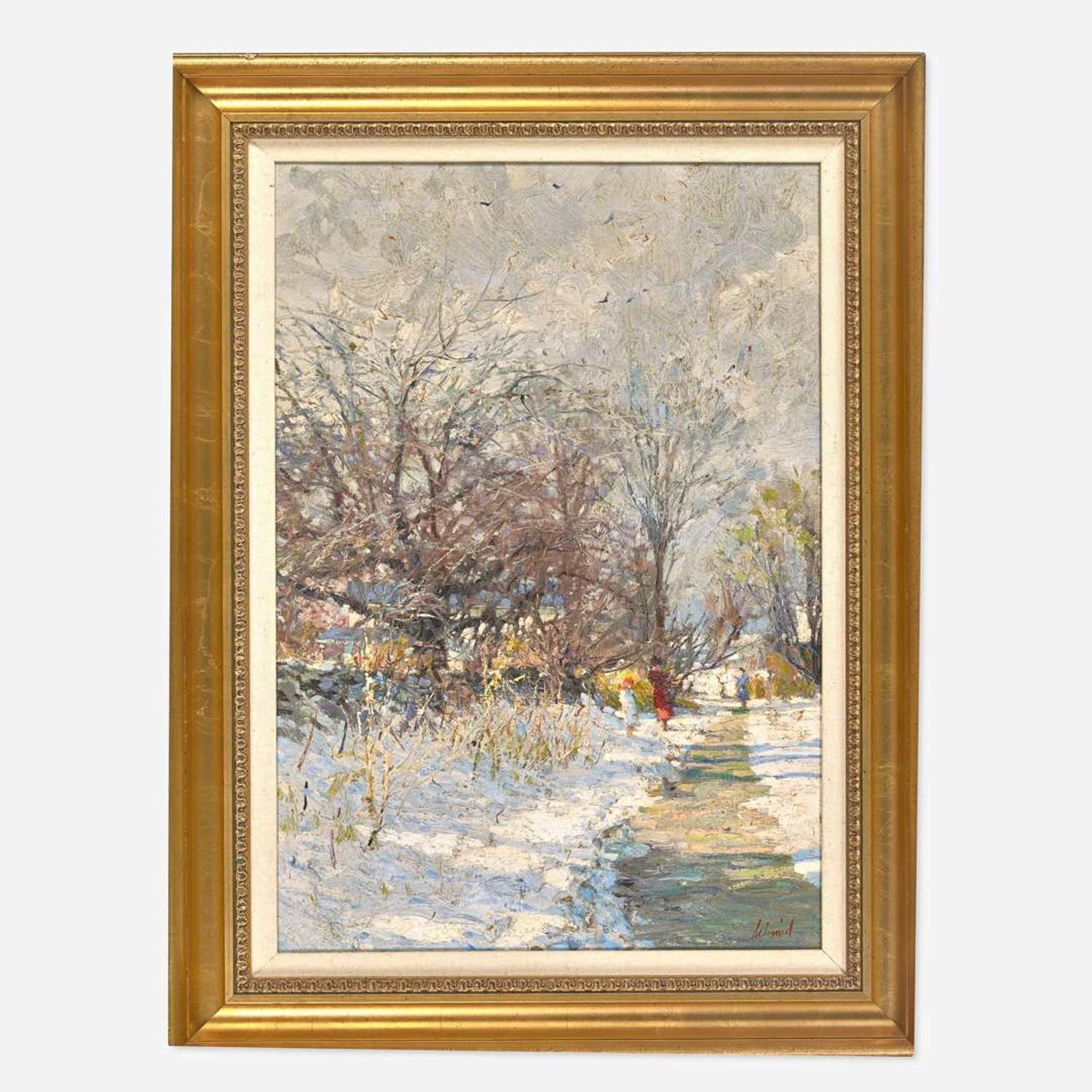 Richard Alan Schmid (American, 1934-2021) Winter Day in Connecticut