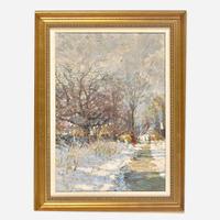 Richard Alan Schmid (American, 1934-2021) Winter Day in Connecticut