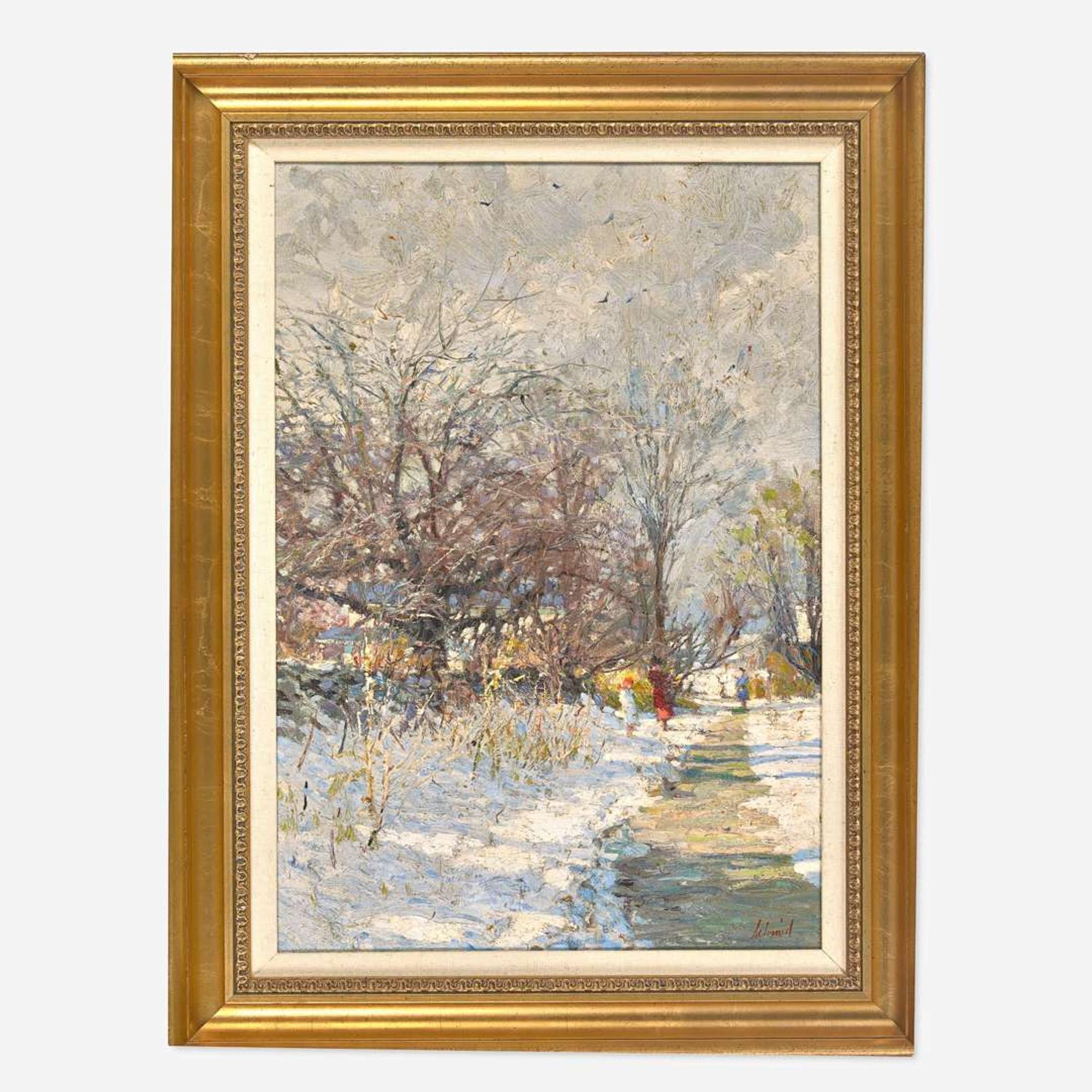 Richard Alan Schmid (American, 1934-2021) Winter Day in Connecticut