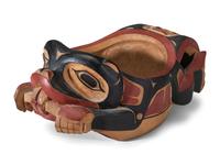Carved Beaver Bowl