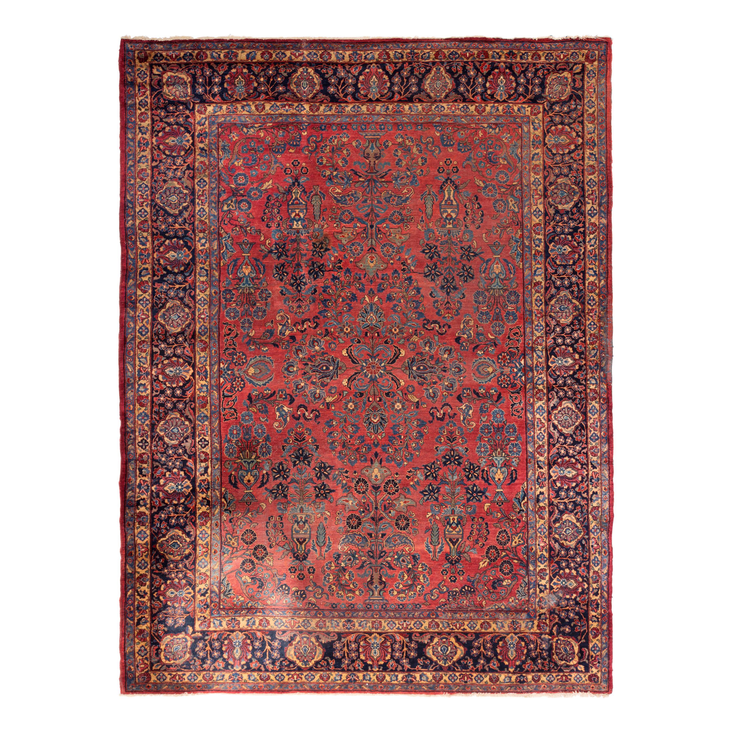 A Sarouk Wool Rug