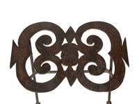 A Set of Three Cut-Out Metal Nesting Tables