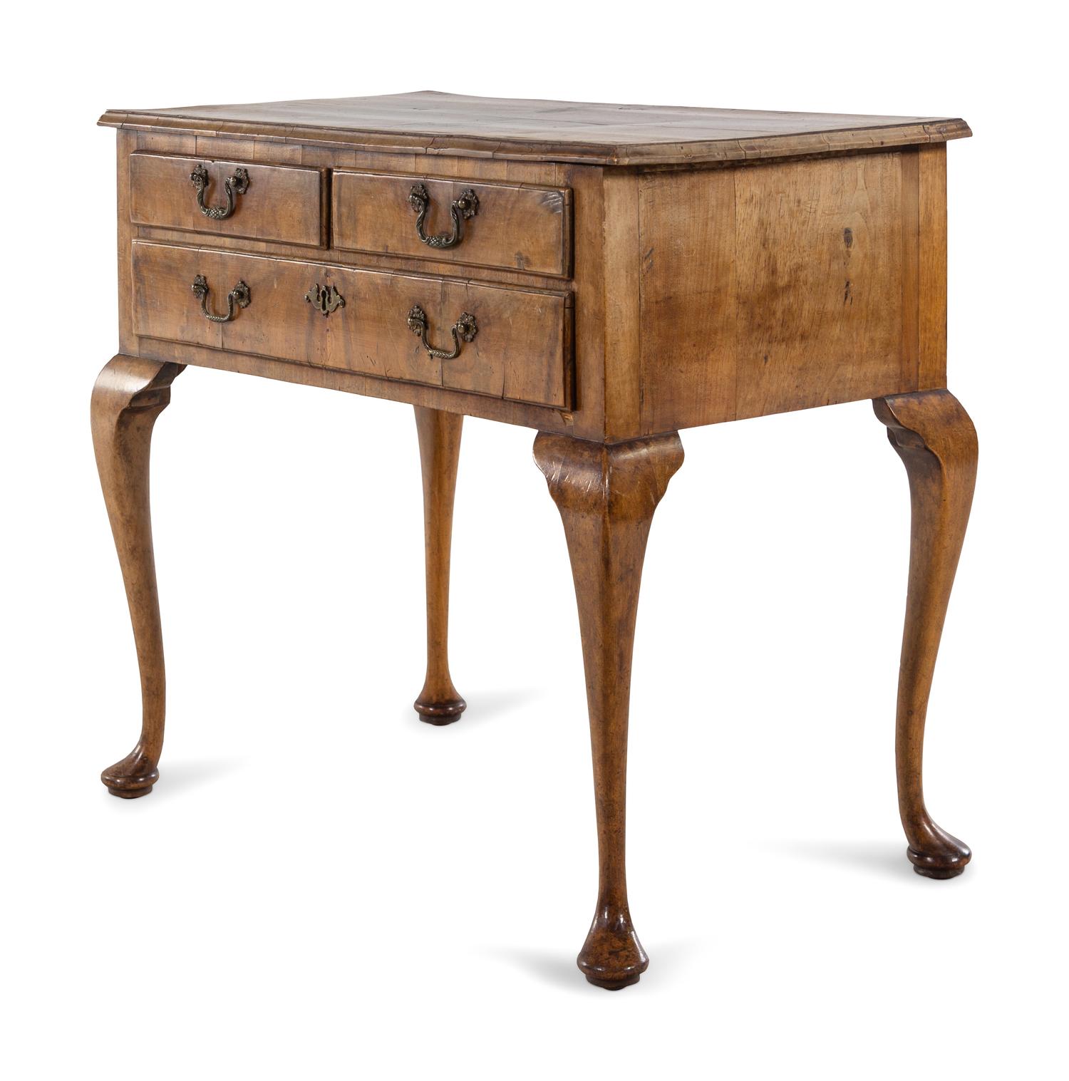 A George II Walnut Dressing Table