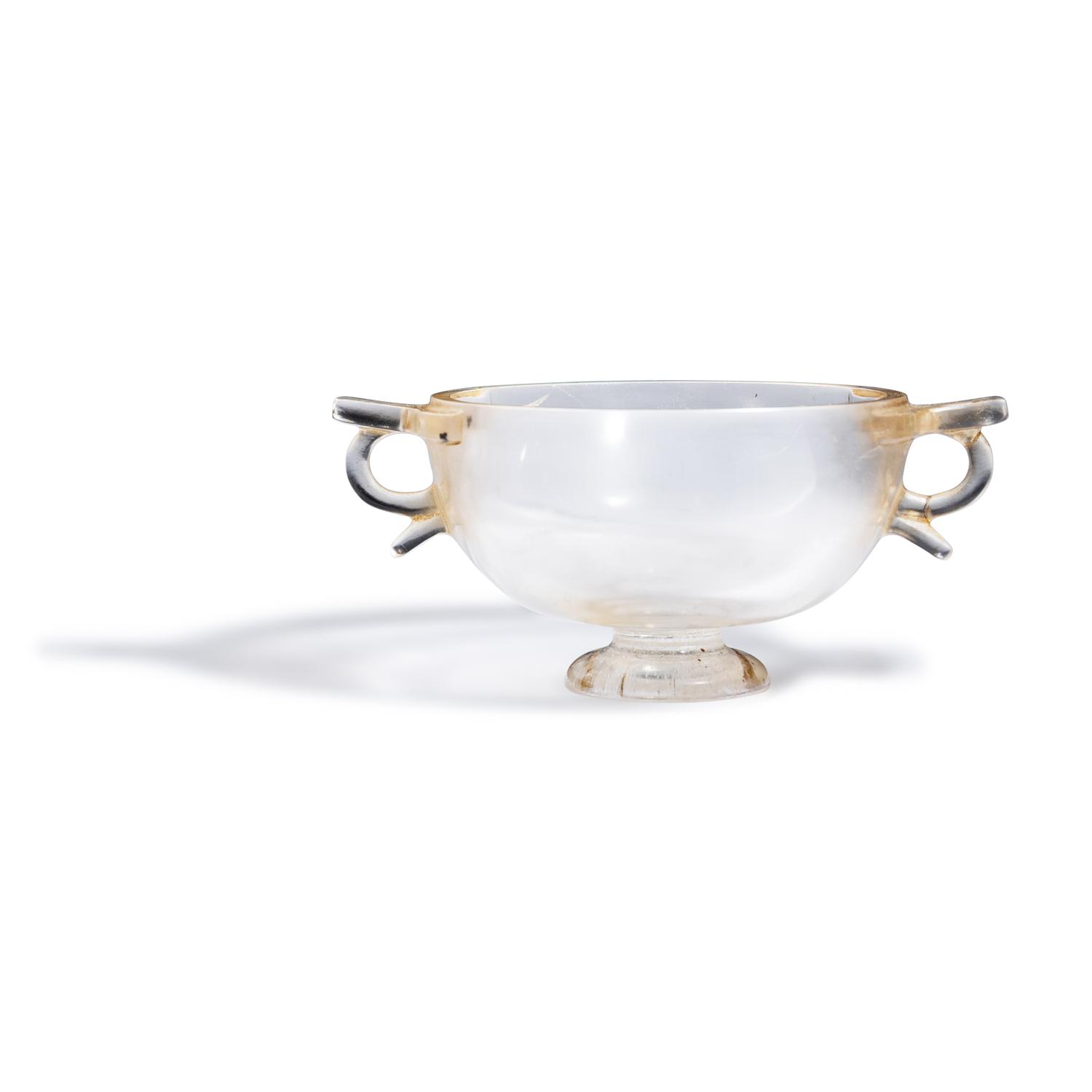 A Greek Rock Crystal Skyphos
