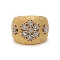 BICOLOR GOLD AND DIAMOND RING