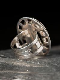 Sterling Silver Maskette Ring
