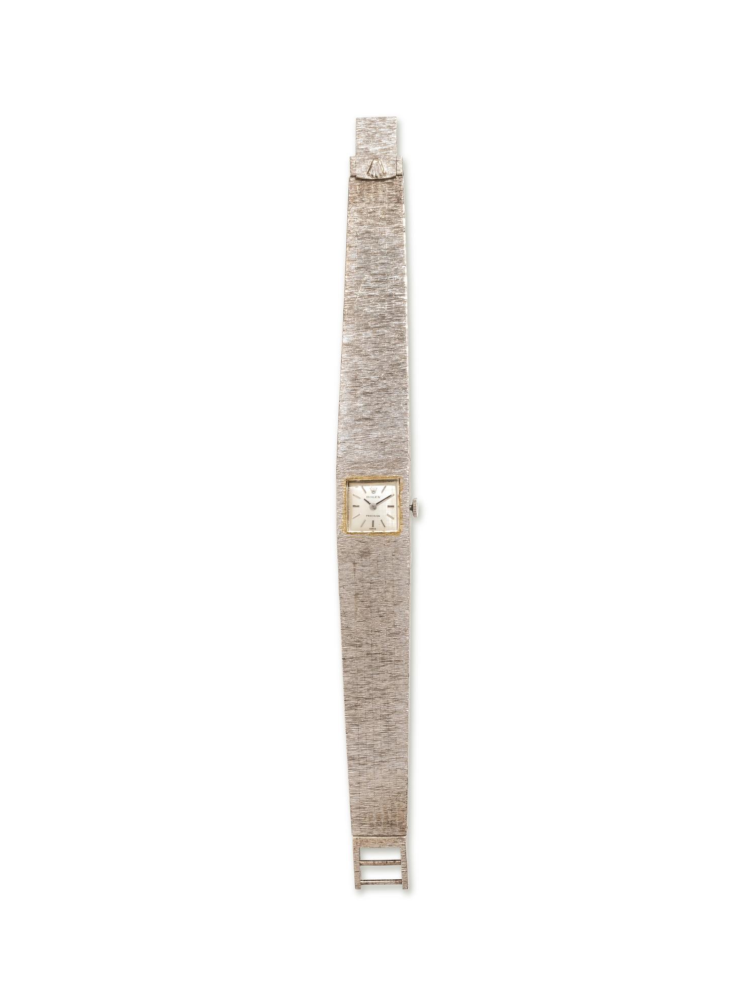 ROLEX, WHITE GOLD WRISTWATCH