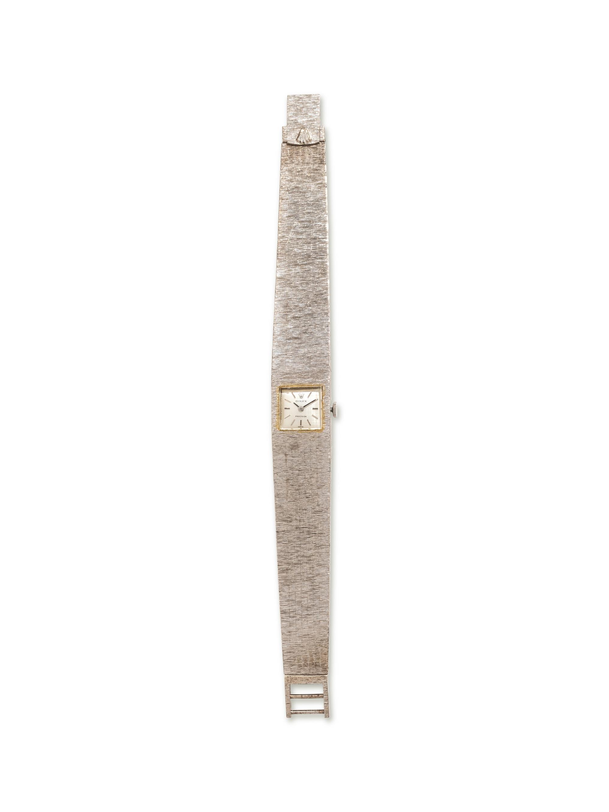 ROLEX, WHITE GOLD WRISTWATCH