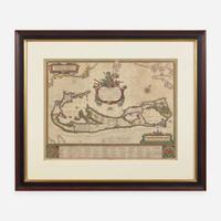 [Maps & Atlases] Blaeu, Willem Mappa Aestivarum insularum alias Barmudas