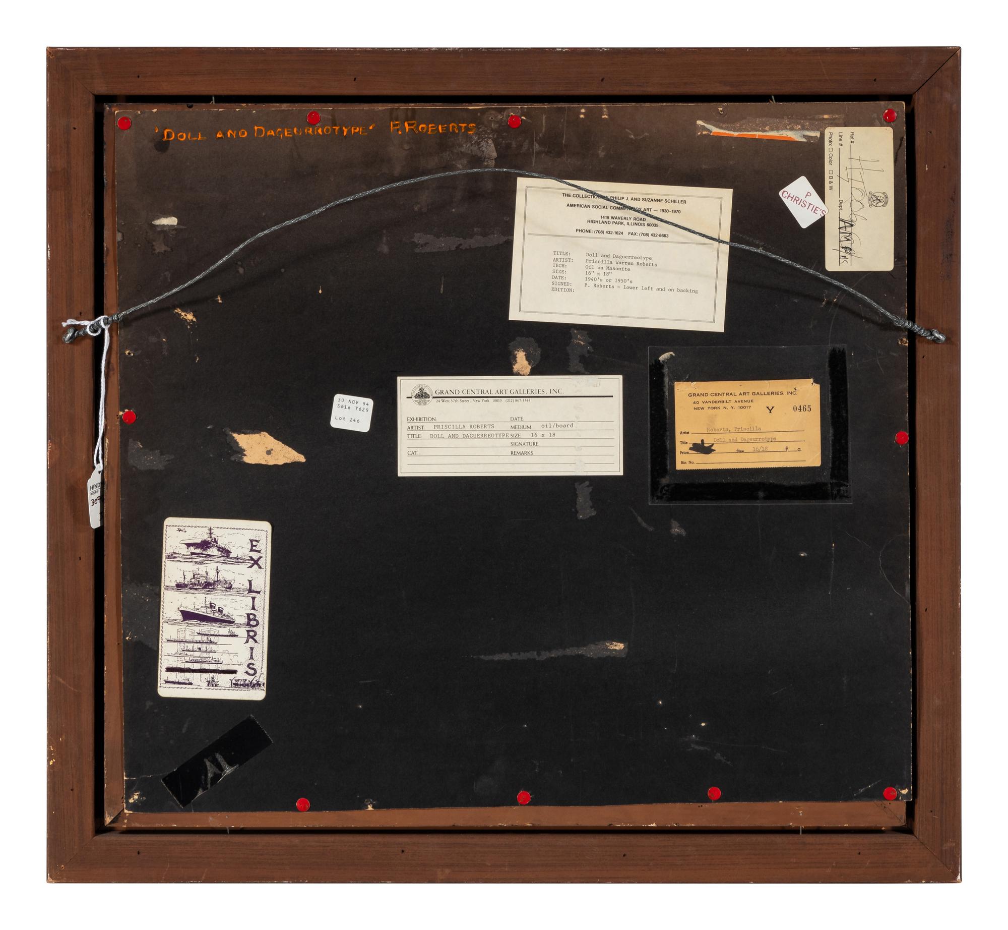 Doll and Daguerreotype , c. 1940-50s