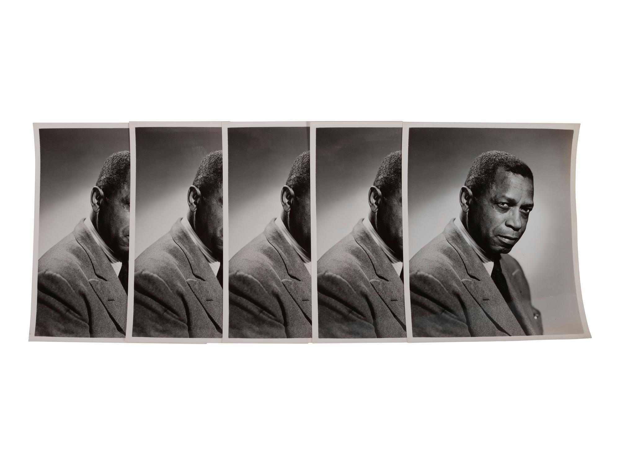 [EARLY PHOTOGRAPHY]. A group of 42 photographs of African American musicians, actors, and other personalities.
