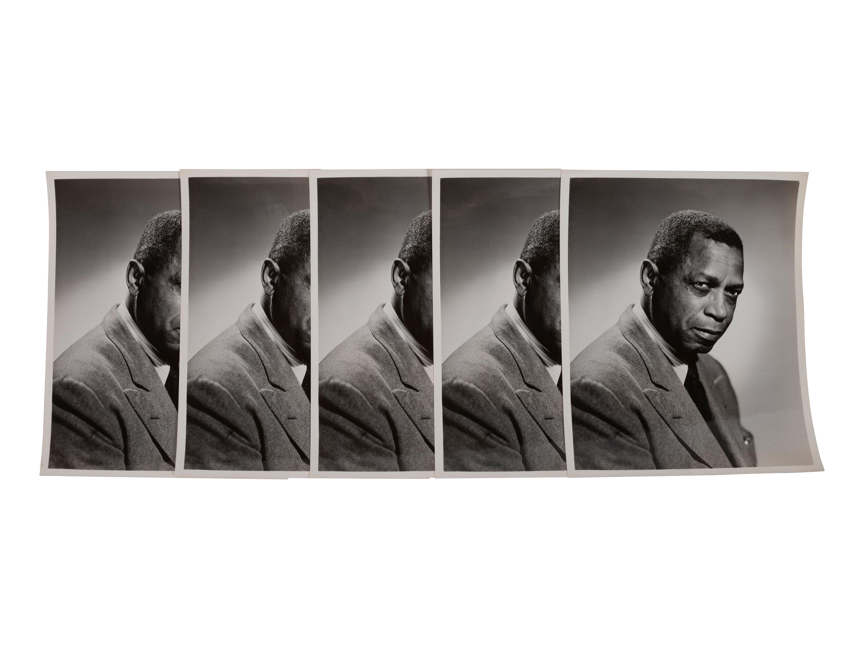 [EARLY PHOTOGRAPHY]. A group of 42 photographs of African American musicians, actors, and other personalities.