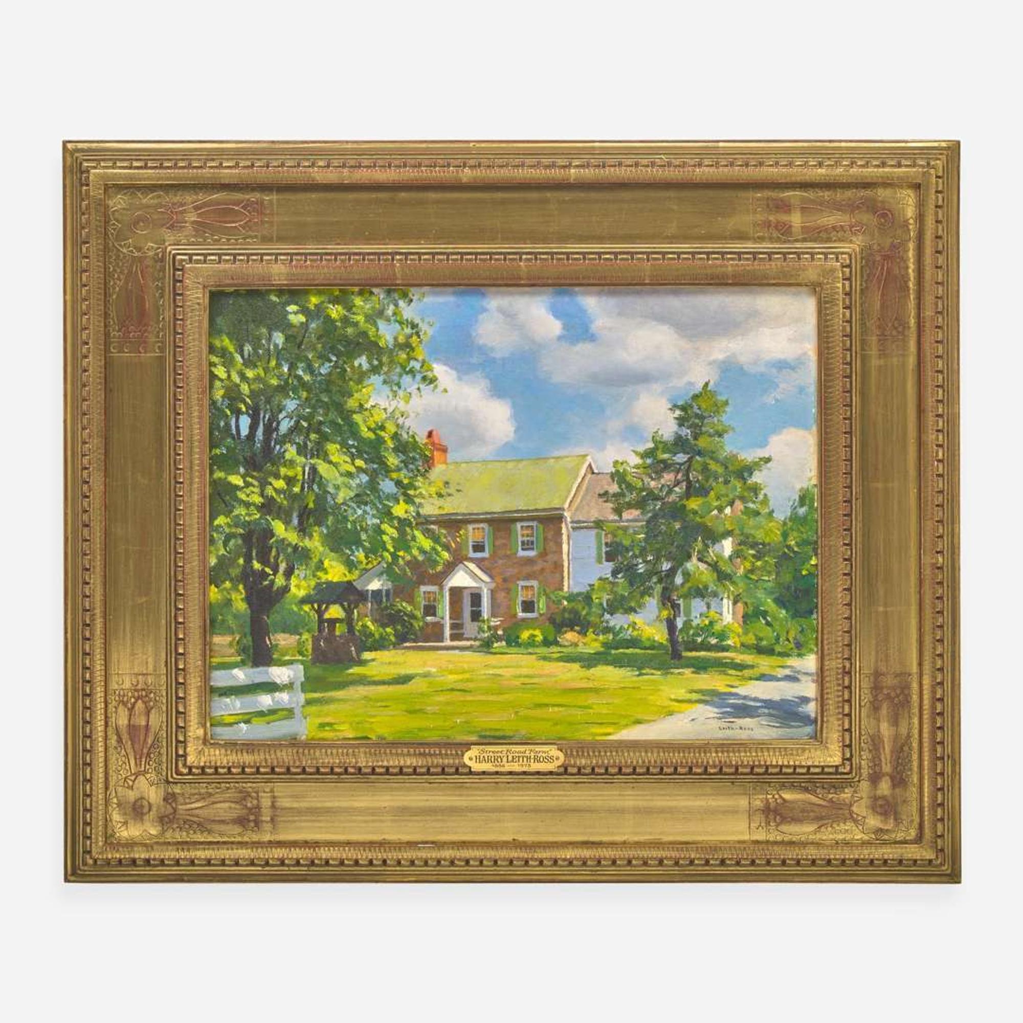 Harry Leith-Ross (American 1886-1973) The Augustine Home on Street Road