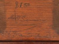 A Chippendale Carved Cherrywood Slant-Front Desk