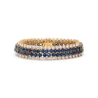 ANDRE VASSORT FOR GÉRARD, SAPPHIRE AND DIAMOND BRACELET