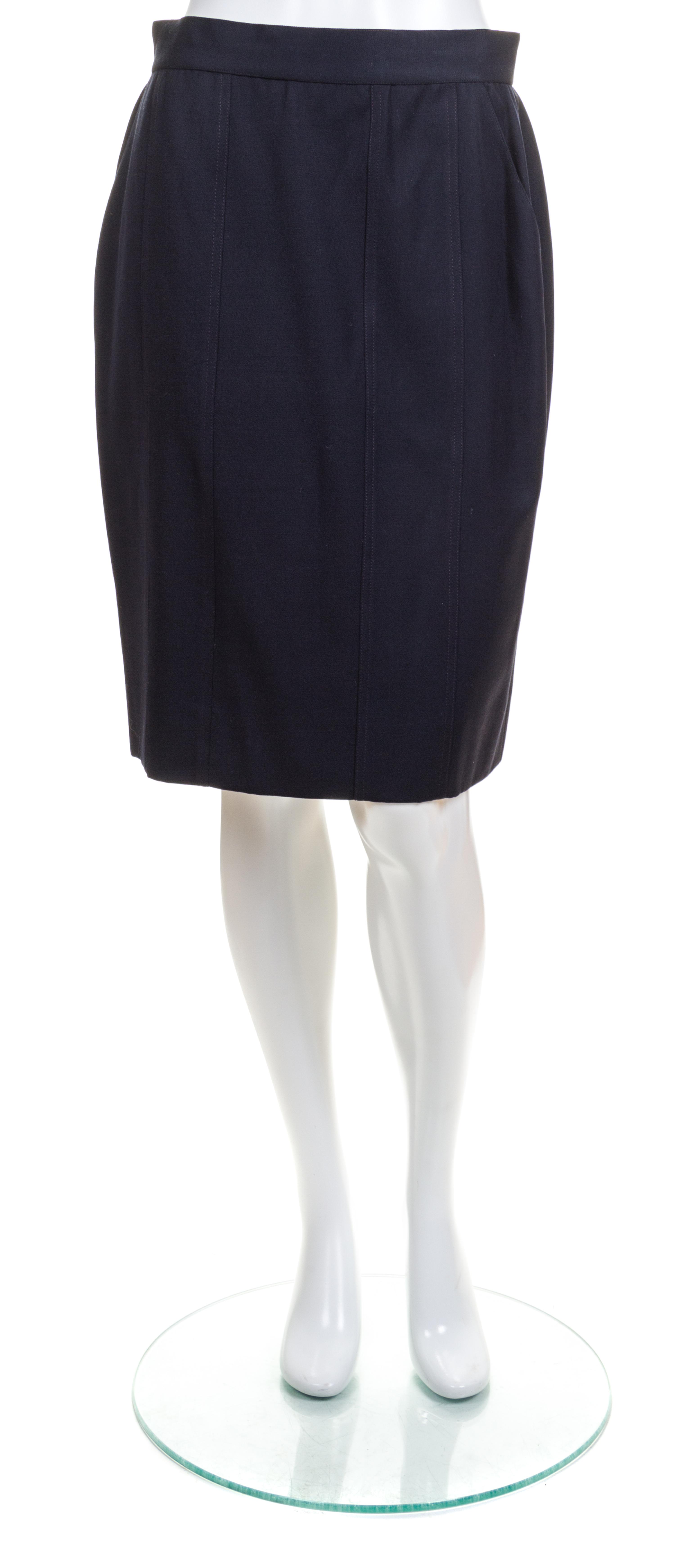 A Chanel Black Skirt,