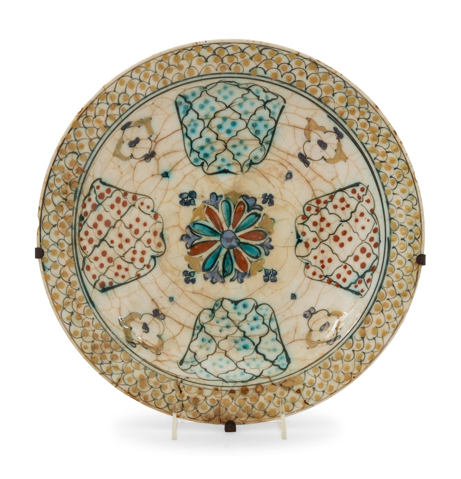 An Iznik Pottery Dish