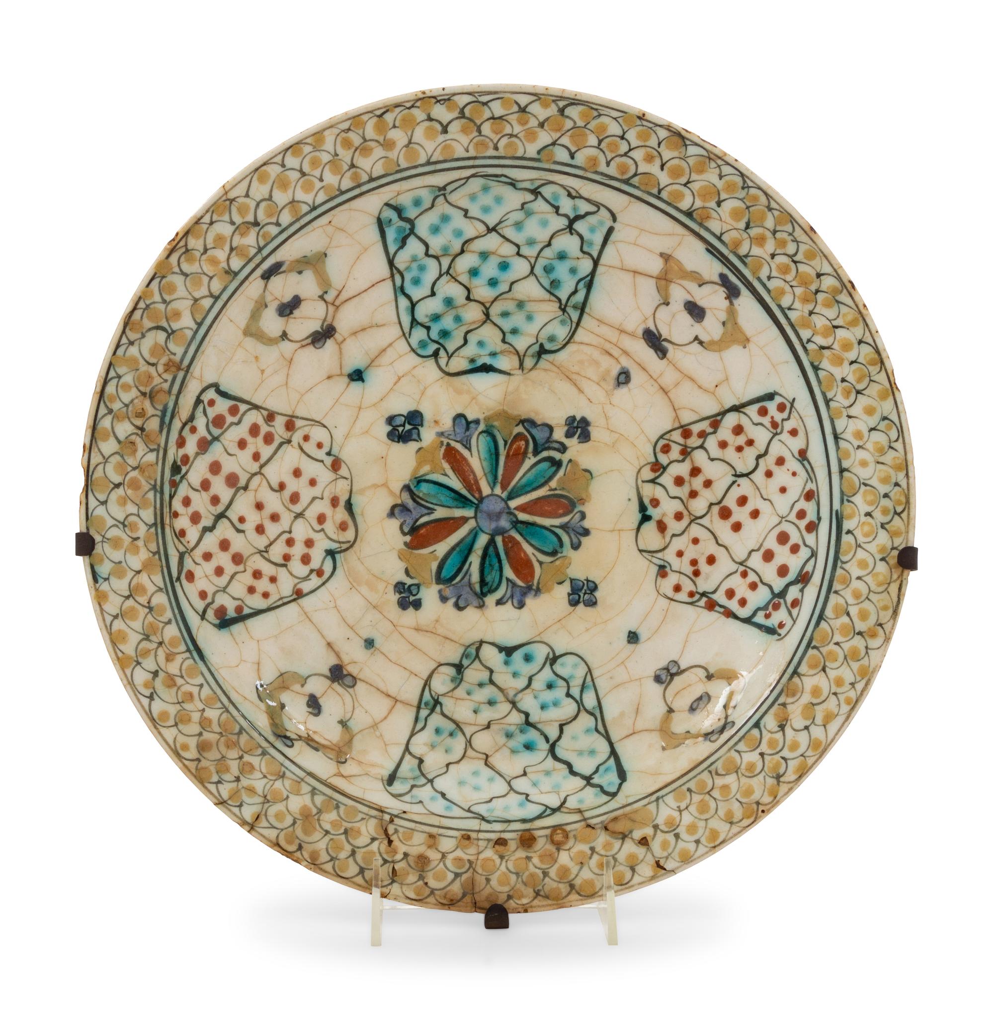 An Iznik Pottery Dish